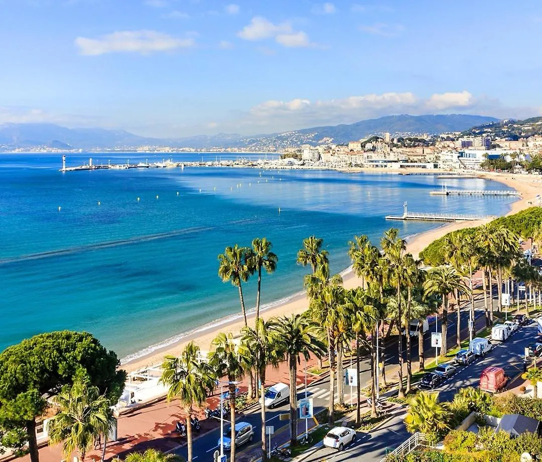 Lägenhet Magnifique Et Grand Studio, Piscine, Parking, Tres Calme Residence De Standing Cannes